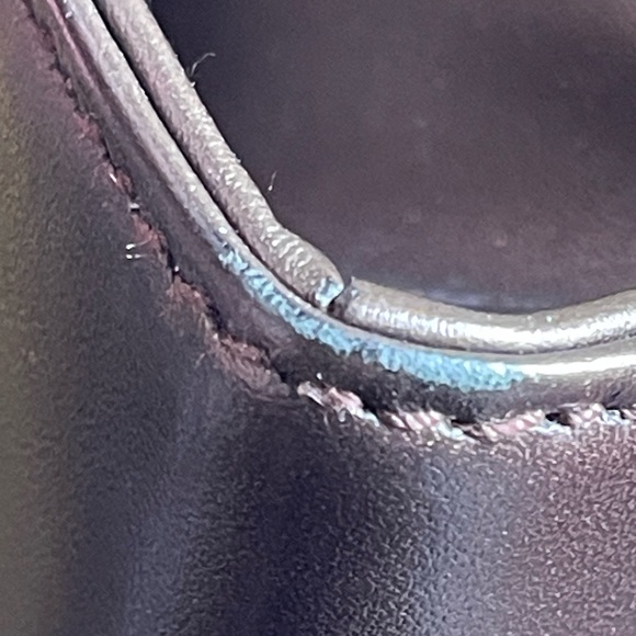 GUCCI Bronze and Metallic Leather Flap Handbag Purse - Picture 14 of 16